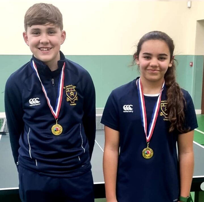 St. Mary's pupils are Merseyside Table Tennis Champions