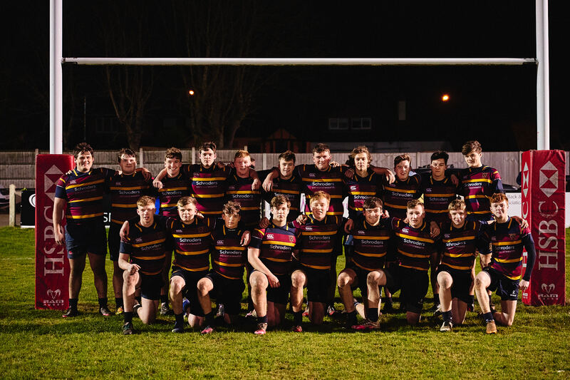 St. Mary’s First XV are Lancashire Plate Champions! Banner