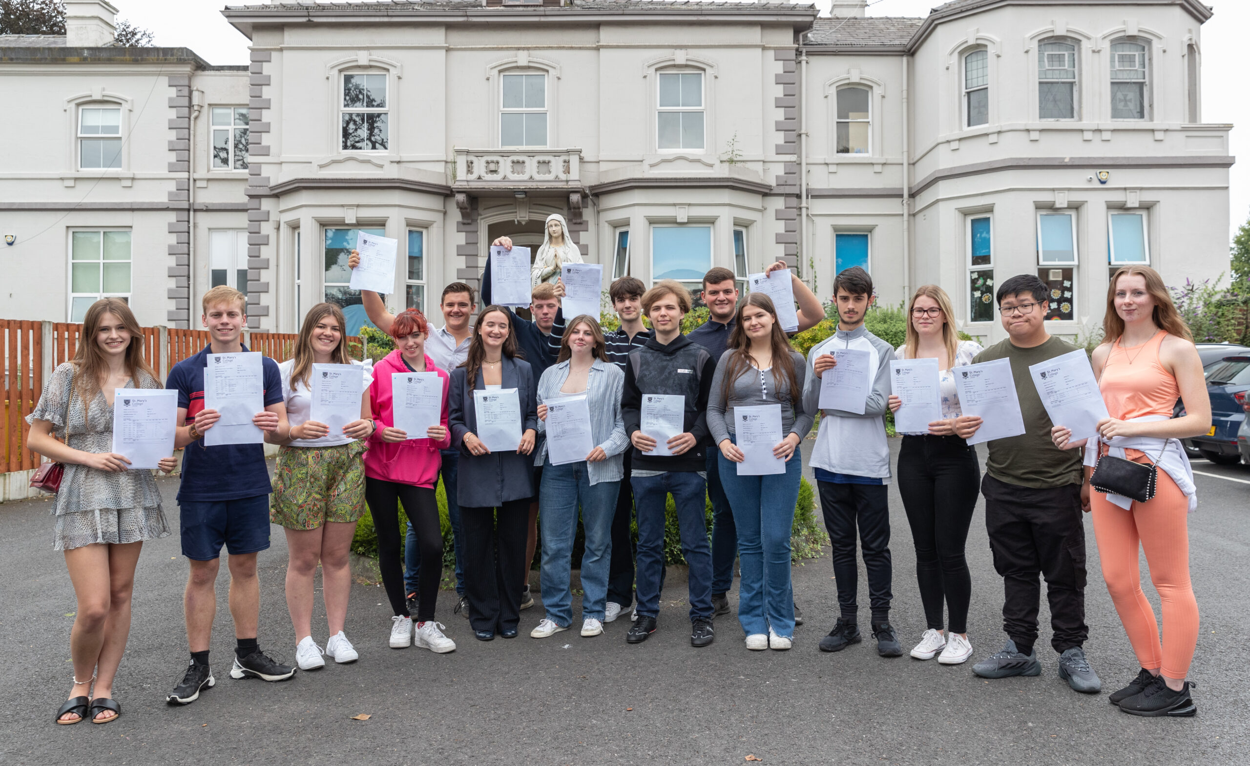 St. Mary’s College celebrates excellent A Level results Banner